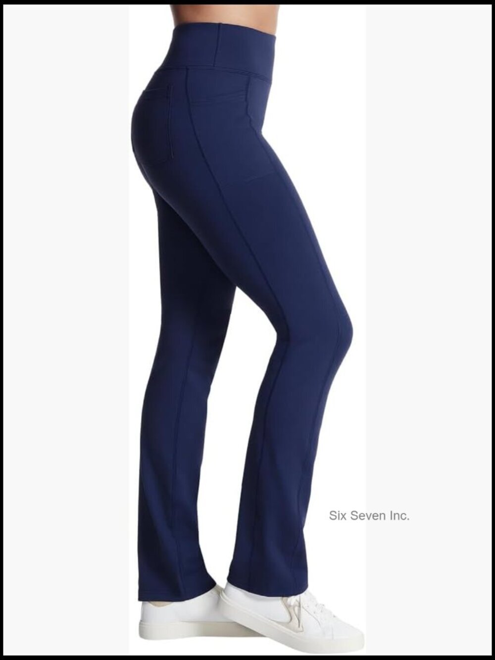 High Waist Leggings – 4-Way Stretch, Moisture-Wicking, Layered Waistband
